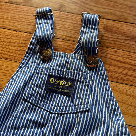 🇺🇸Genuine Vintage Oshkosh Vestbak Striped Overalls made in USA🇺🇸 - Picture 4 of 11